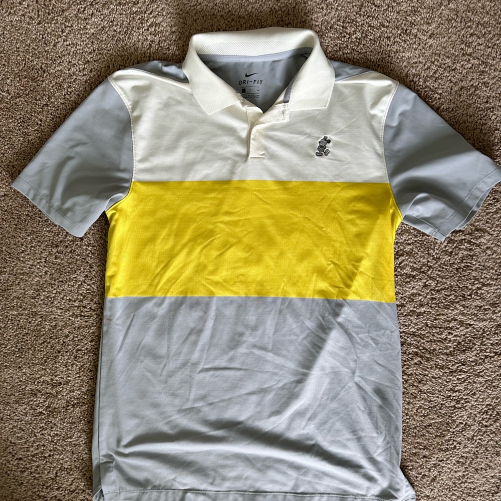 Nike Mickey Mouse Disney Polo Shirt size Small